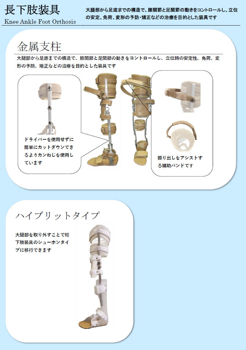 長下肢装具