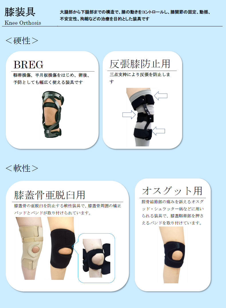 膝装具